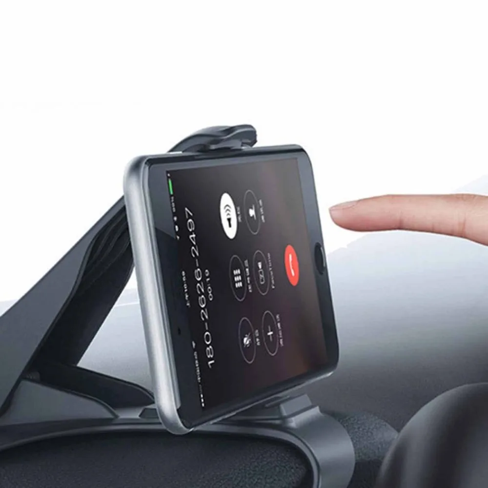 

Universal Cradle Adjustable GPS Holder HUB Dashboard Phone Mount Smartphone GPS Navigation Black Car Holder Support