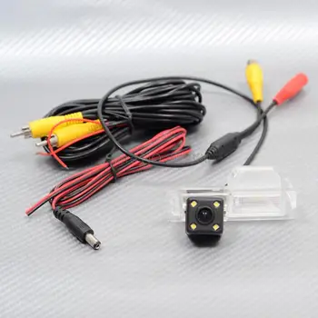 

For Chevrolet Aveo Hatchback 2011-2014 CCD Car wagon Reverse rear-view backup Camera 4 LED Lights Rear View Camera