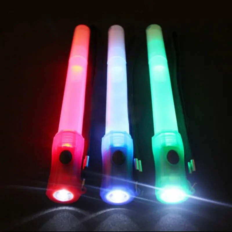 

Multifunction Bars 4 in 1 Outdoor Survival Supplies Muitifunction Signal Bar Lifeguard Whistle Night Use LED Flashlight Whistle