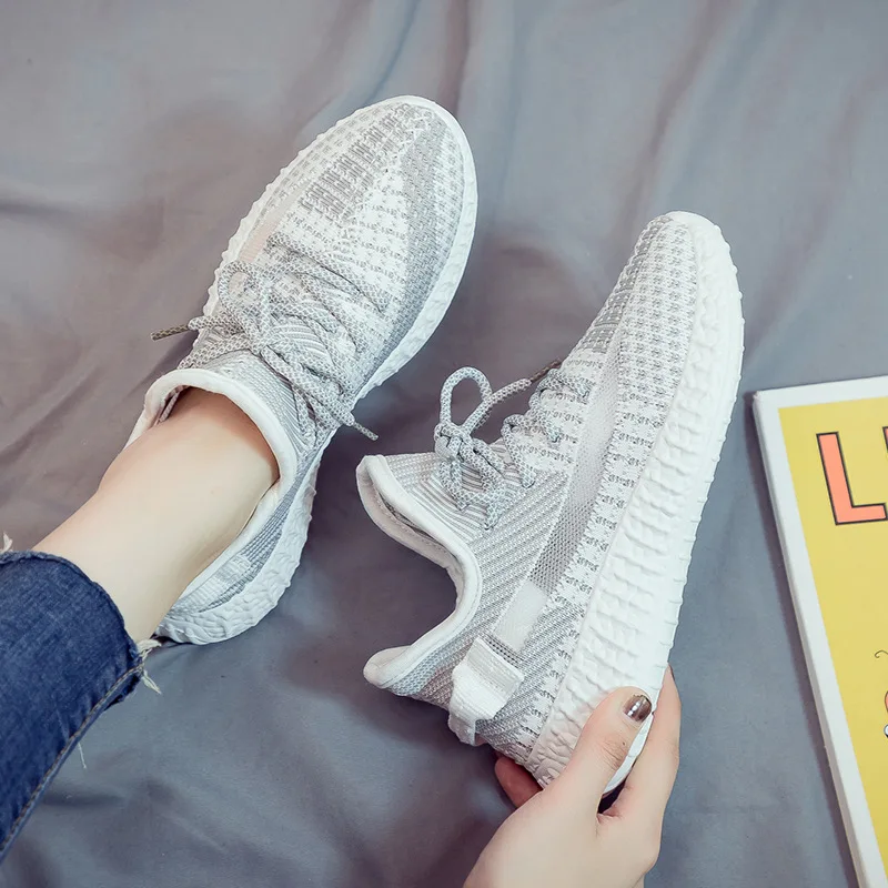 

2019 Spring New Hot Summer Sports Shoes Network Red Breathable Women's Shoes Zapatos De Mujer Women Sneakers
