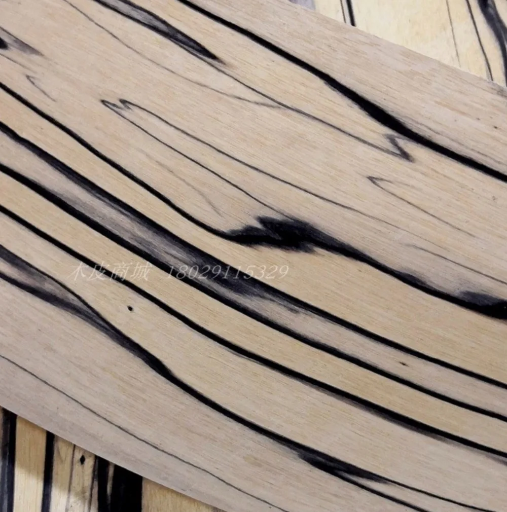 L: 1,5 метров ширина: 180 мм Толщина: 0,52 мм Редкие натуральные черно-белые сандаловые деревянные шпоны Автомобильные украшения интерьера