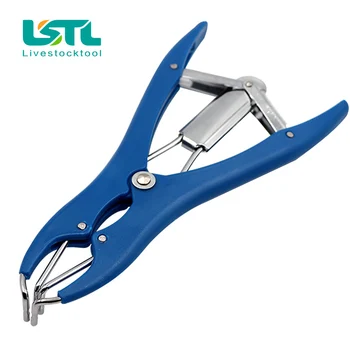 

Farm Livestock Piglet Sheep Castration Plier Tail Docking Clamp Bloodless Castration Rings Tail Docking Ringd15