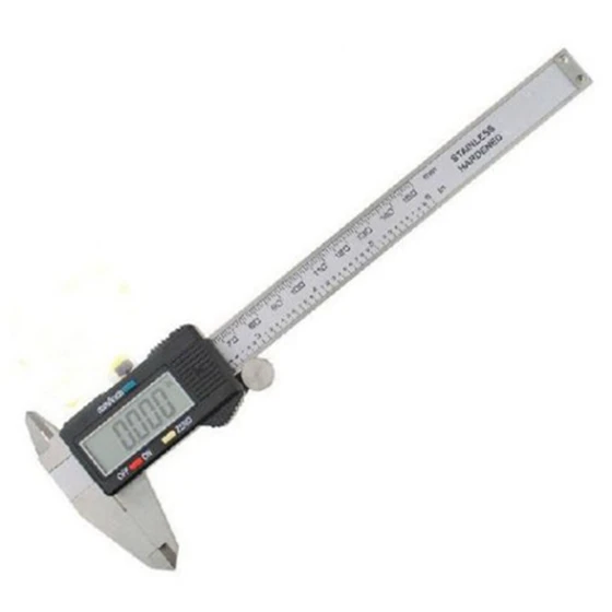 

Silver 6 "/ 150mm Digital Electronic King Foot Caliber Large LCD Screen Tool Minimeter Drop shipping