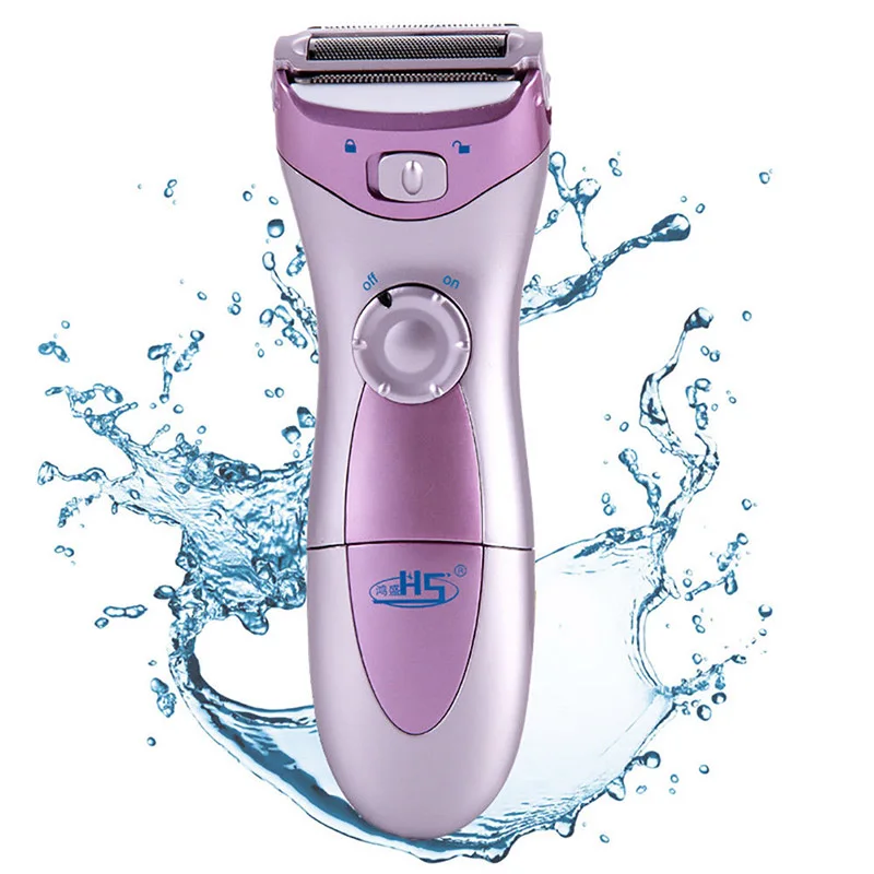 

1 PC Wet/Dry Women Electric Shaver Cordless Trimmer Waterproof Hair Remover Tool HS-3001