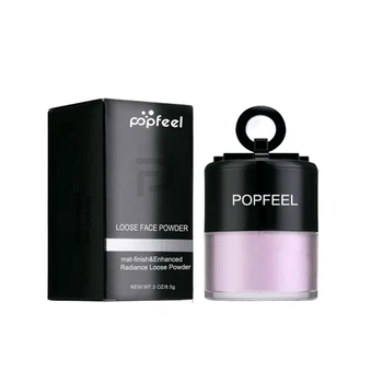 

Popfeel Loose Powder Smooth Face Makeup Oil control Face Powder Concealer Finish Powder Transparent Foundation