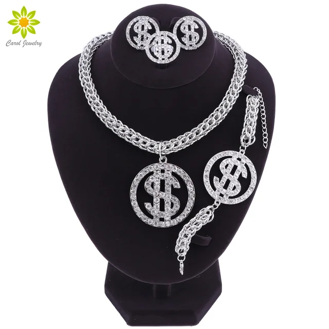 Buy Fashion Jewelry Set US Dollar Money Pendant