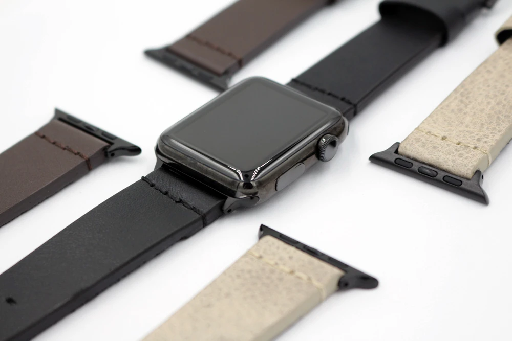 Ремешок URVOI для apple watch series 5 4 3 из мягкой телячьей кожи iwatch удобный классический