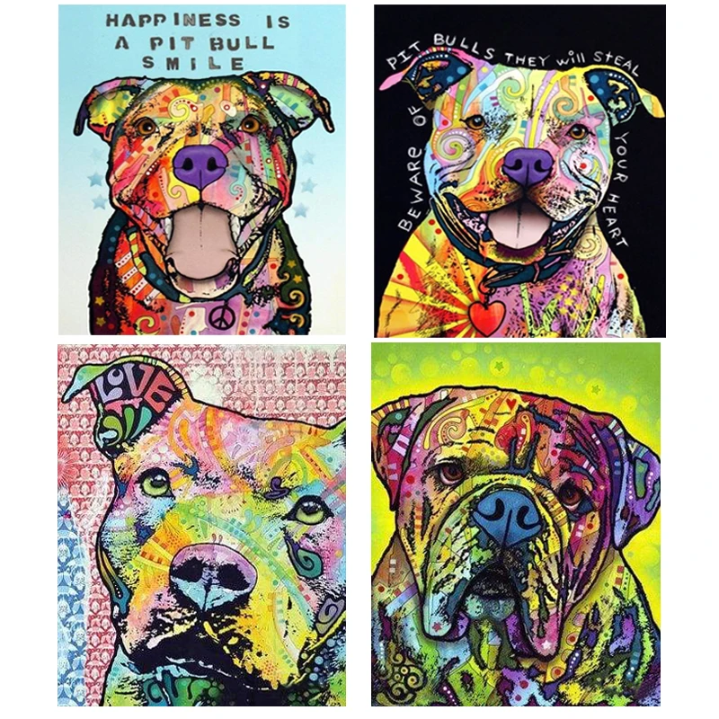 5d Diy Dog Diamond Painting Cross Stitch Animal 100% Full Square Drill Diamond Embroidery Rhinestones Mosaic Gift Wall Sticker