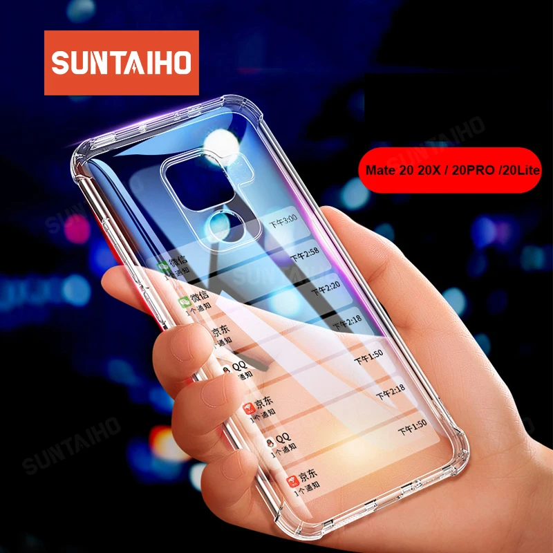 Противоударный чехол для телефона mate 20X honor 9i Suntaiho huawei P20 pro nova 3E 10 P10 360 градусов
