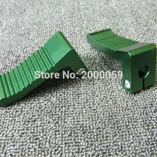 Зеленый Алюминий сплав подножки для ног для 47cc 49cc pocket bike мини Байк Мини Мото