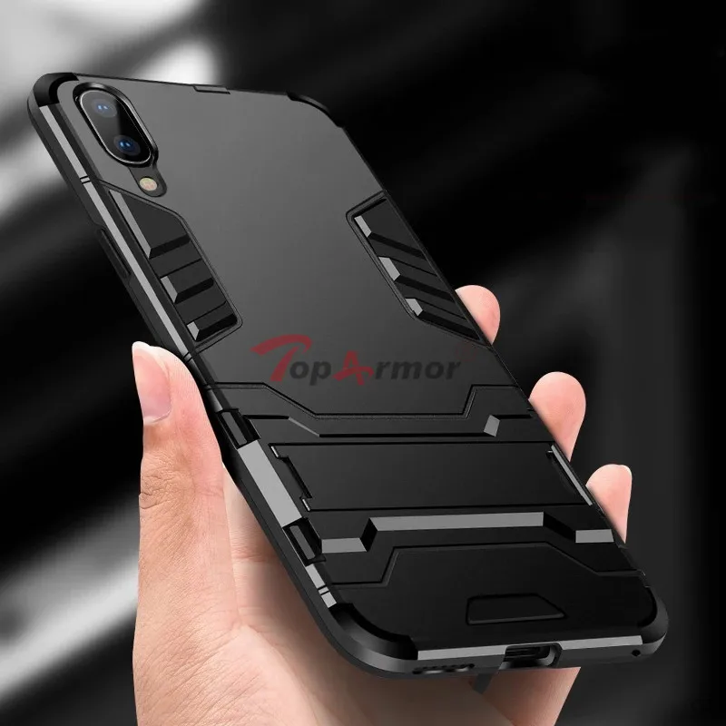 Защитный чехол Гибридный ПК + ТПУ противоударный для vivo Y51 Y53 Y55 Y66 Y69 Y71 Y85 V5 X6 X7 X9 s X20