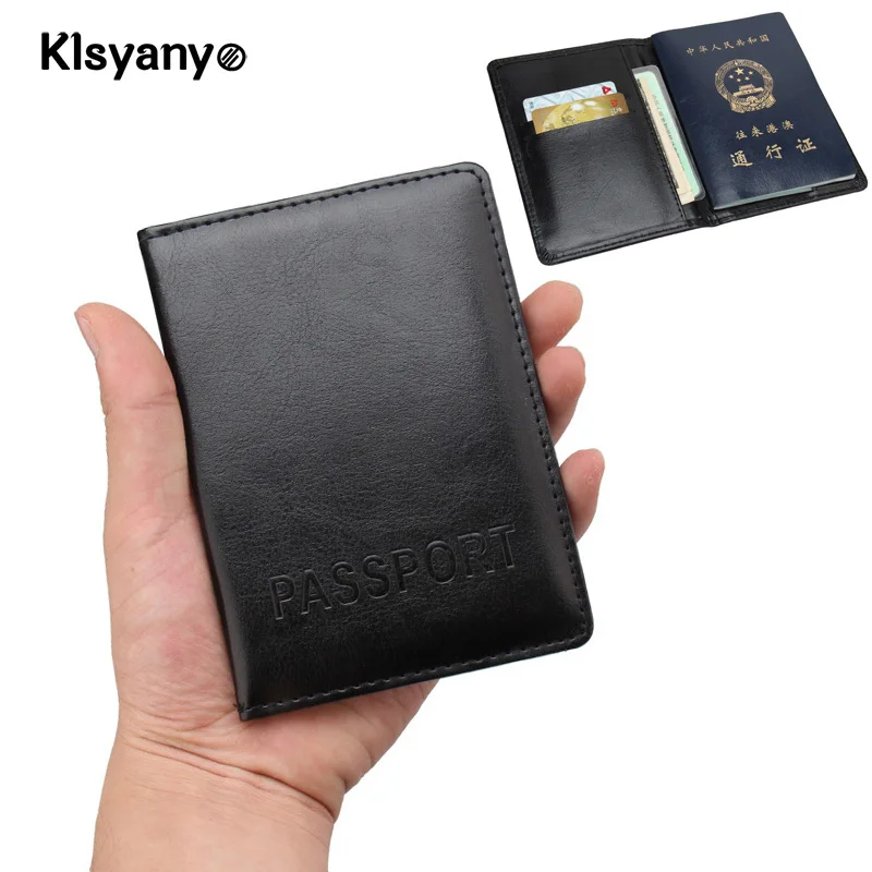 Klsyanyo for Russia Spain USA France PU Leather Passport Cover with Credit font b Card b