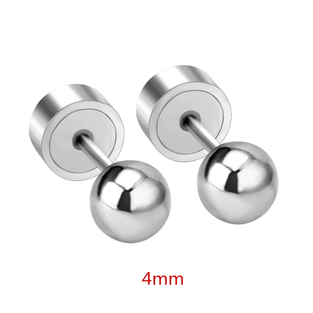 Buy LUXUSTEEL Fashion Dumbbell Earrings For Women Men