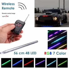 7-Цвет RGB светодиодный Knight Rider сканер Свет Сканер Бар полосы комплект с Беспроводной удаленного Управление