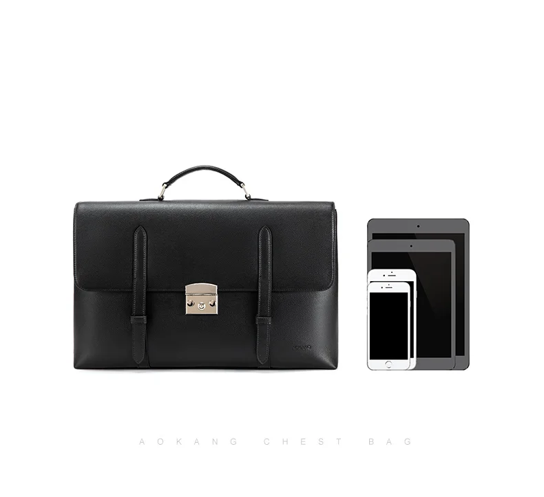 Aokang 2019 мужской портфель сумка Деловая сумка мужская сумка для ноутбука деловой портфель паста masculino
