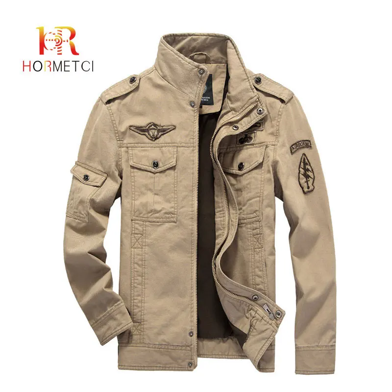 

HORMETCI 2019 Men's Clothes Coat Military bomber men jacket Tactical Outwear Breathable Light Windbreaker jackets Dropshipping