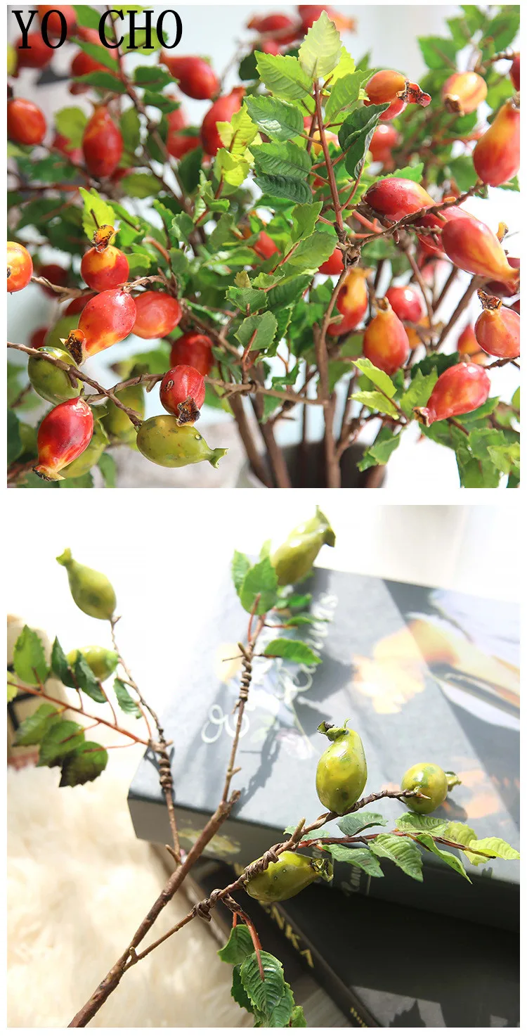 Pomegranates, berries, artificial fruit8