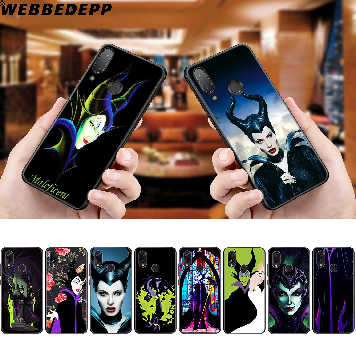 Мягкий чехол ведьмы Малефисента для Xiaomi Redmi K20 7A 4A 4X 5 5A 6 6A S2 Note 8 4 7 Pro Plus Prime |