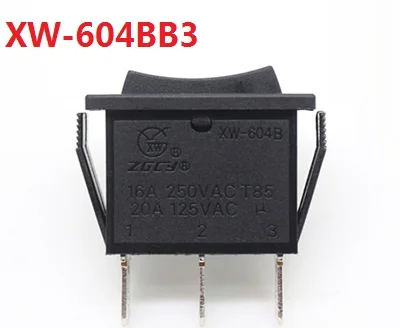Kcd Xw-604bb3 Ac Swicths 3 Pin 3 Position Three Pole Electrical Rocker ...