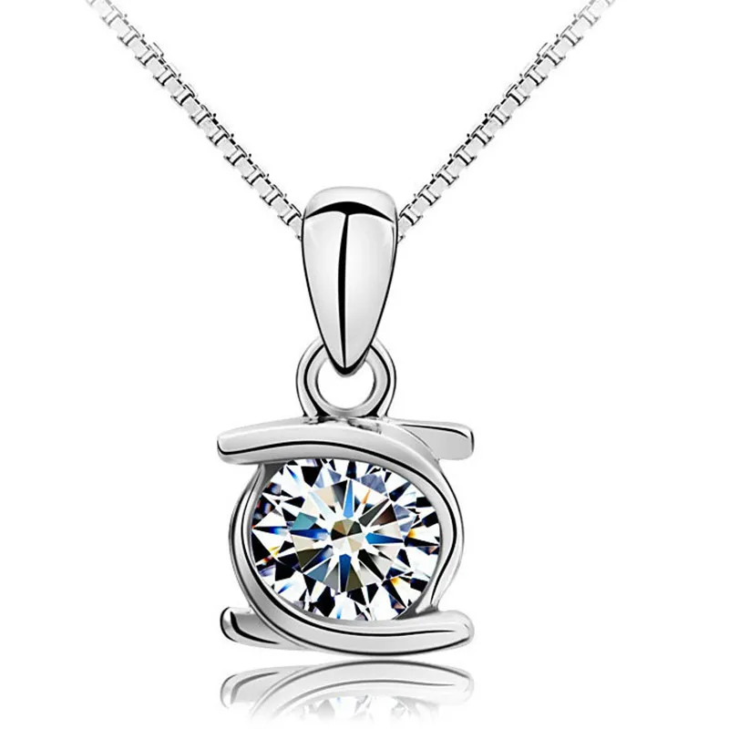 AAA 100% Серебро 925 ожерелье обнимающее из стерлингового серебра ювелирные изделия