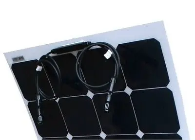 US $140.00 The new design100 Watt 18 Volt Monocrystalline Sunpower Semi Flexible Solar Panel Bendable folding Solar panel