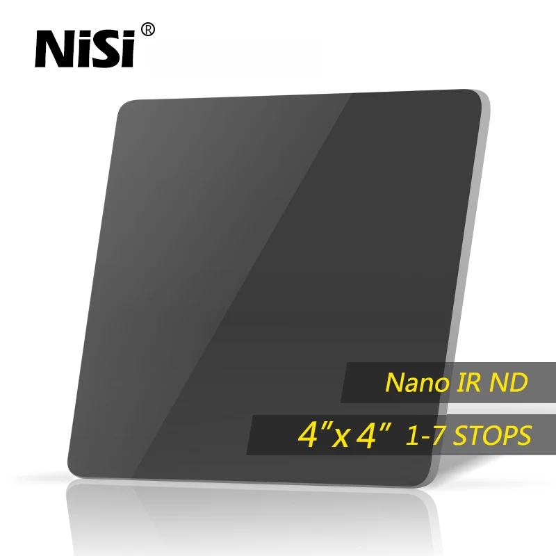 Nisi 4X4 ND Filter Cinema Filters Square Double Side Multi Coating Nano IR ND Filter Optical Glass DHL Free Shipping