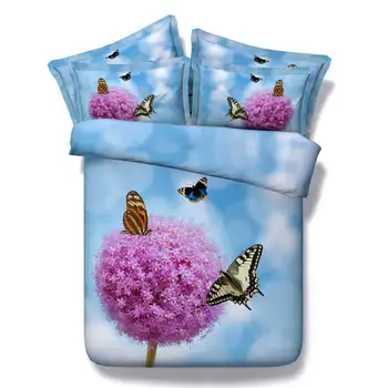 

3d printed comforter bedding set quilt/duvet covers bed sheets twin full queen king size 500TC woven spring floral scenery girls