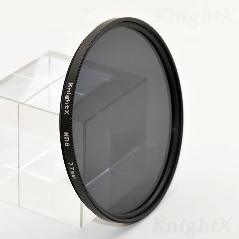 KnightX 24 Градуированный цвет фильтр nd для nikon canon d40x gopro objektiv 58 мм makrofiltro nd стекла фильтр переменной УФ-фильтр 52 мм с женский зонт защищающий от ультрафиолетовых лучей - Цвет: ND8