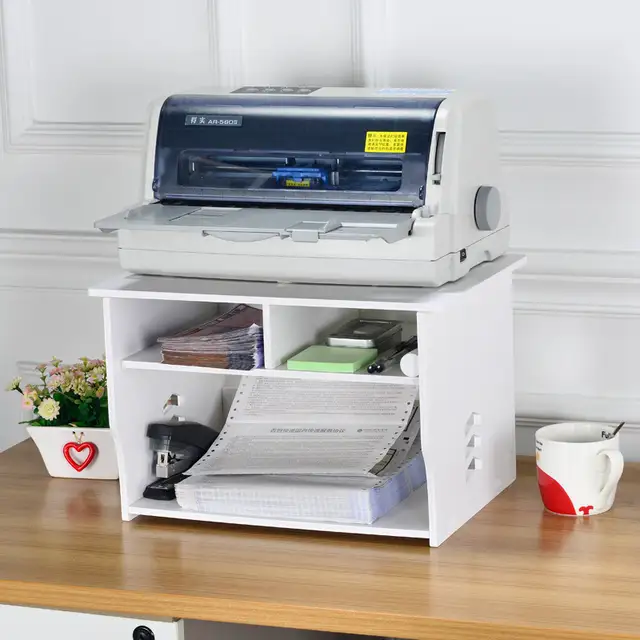 Diy Printer Elevated Office Documents Ticket Desktop Storage