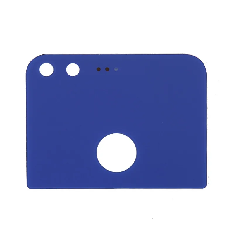 Стеклянная задняя крышка для Google Pixel/Nexus S1(верхняя часть - Цвет: Синий