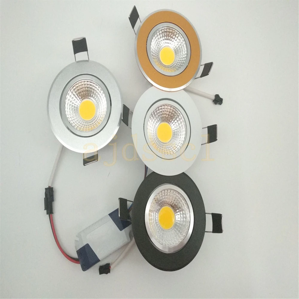 

LED downlight light COB Ceiling Spot Light Led Super Bright Dimmable 5w 7w 9w 12w 15W ceiling recessed Lights Indoor Lighting