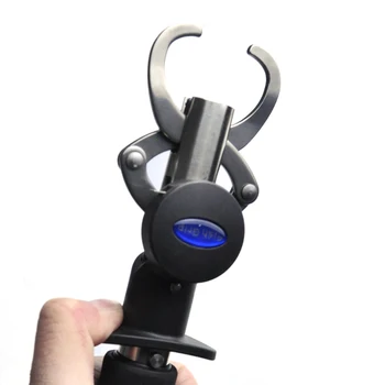 

Topline Tackle Steel Portable Fish Lip Grip Grabber Fishing Tool with Weight Scale & Ruler Fishing Gripper