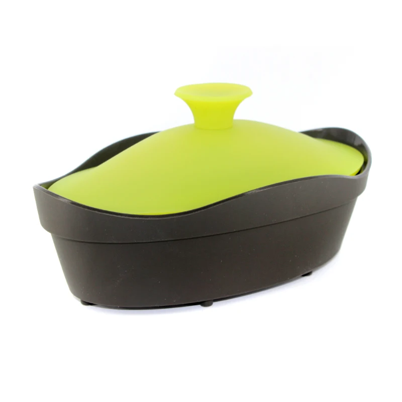 RSCHEF 1 pcs Kitchen Microwave Oven Steamer Silicone Folding Bowl