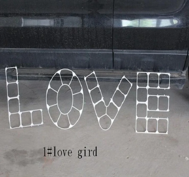 

balloons Grid LOVE shaped mesh net latex 5inches for Gift Box Craft Birthday Wedding Party baby shower Decoration DIY Wh