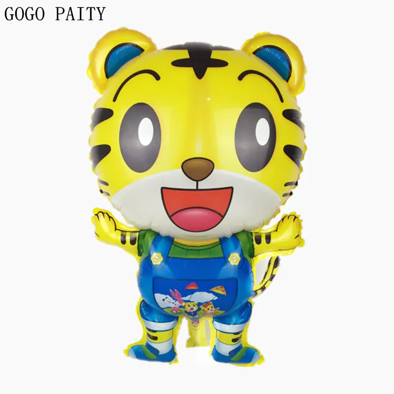 

GOGO PAITY Free Shipping New Tiger Aluminum Balloon Children Toy Party Birthday Balloon Wholesale
