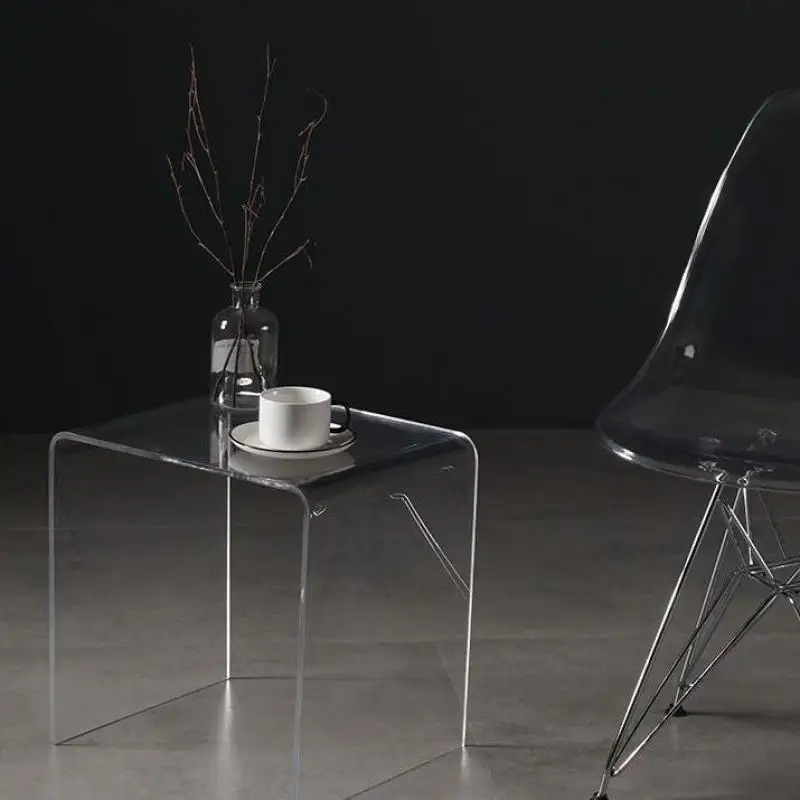 

Small Tea Table, Simple Modern Creative Sofa, Corner, Table, Household, Luxury, Transparent Acrylic Side