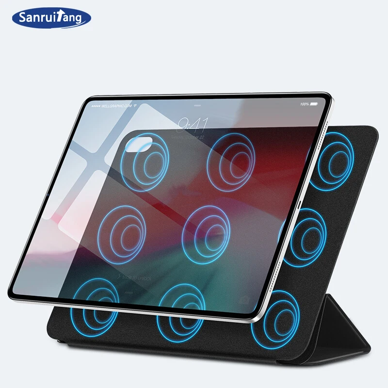 

Case For iPad Pro 11 2018 Funda Magnetic Ultra Slim Smart Folio Wake Up Cover With Back Case For New iPad pro 12.9 inch tablet