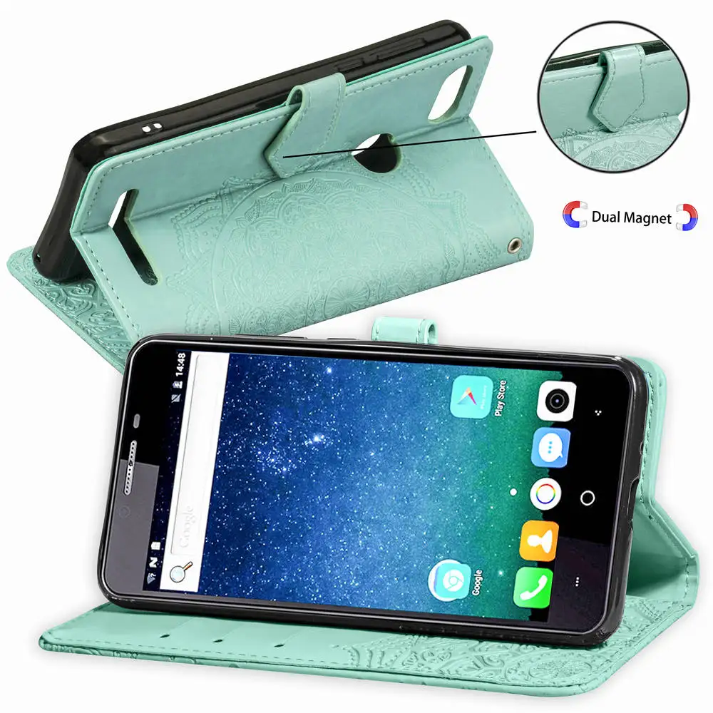 Чехол для Leagoo KIICAA Power из искусственной кожи кошелек держатель карт Магнитный флип