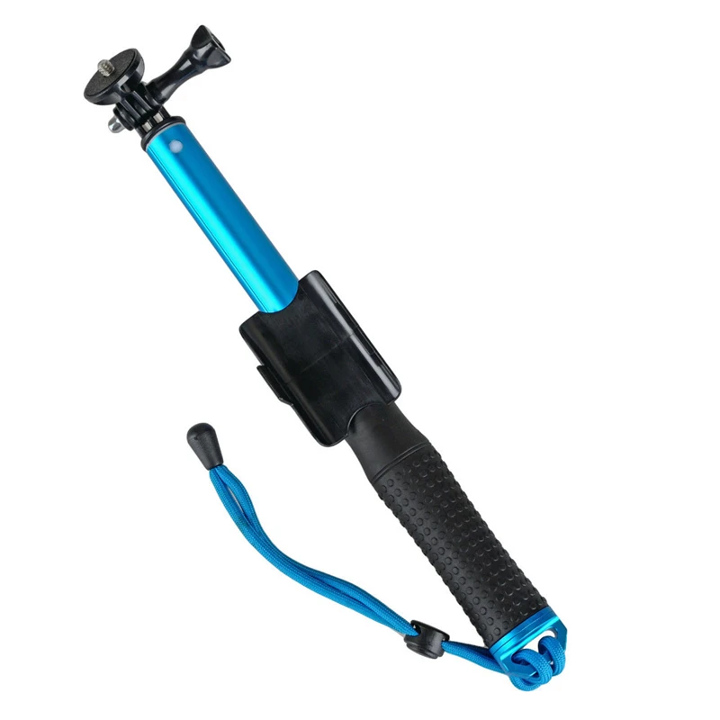 Telescoping Monopod With Wifi Remote Control Holder Clip For Gopro Hero