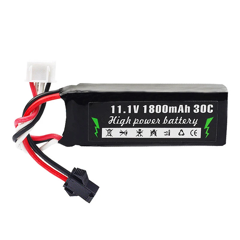 ZhenDuo Toys 11 1 V 1800mAh 2000mAh 7 4 30C батарея для гелевого шарика бластерный игрушечный