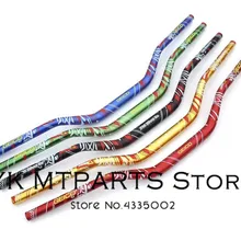 Мотоцикл мотокросса 1 1/" 28 мм черный руль Жир Бар Ручка трубы для KTM CRF YZF WRF RM KXF питбайк внедорожный эндуро