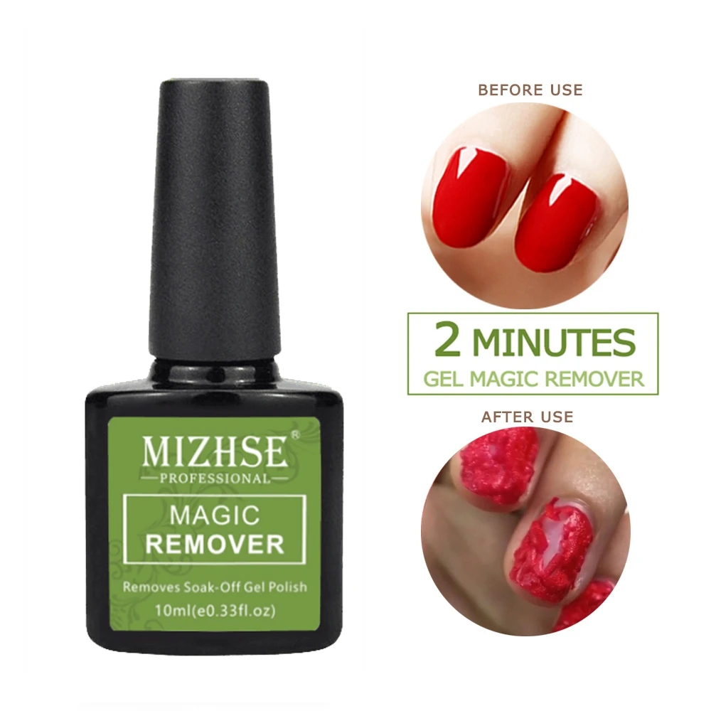 MIZHSE Burst Magic Remove УФ-гель для ногтей Magici Remover Soak off праймер для ногтей акриловый чистящий обезжириватель для лака для ногтей - Цвет: Gel Remover