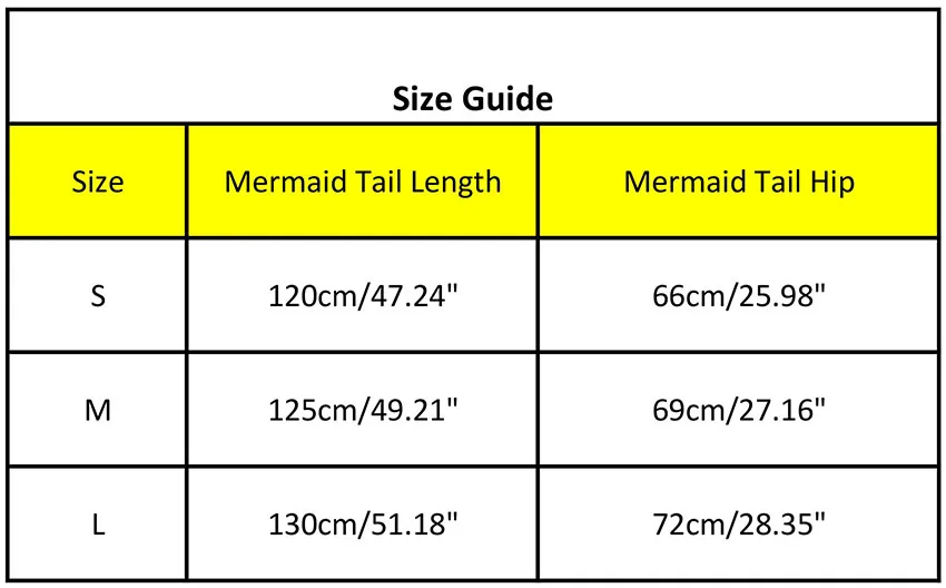 size for adult