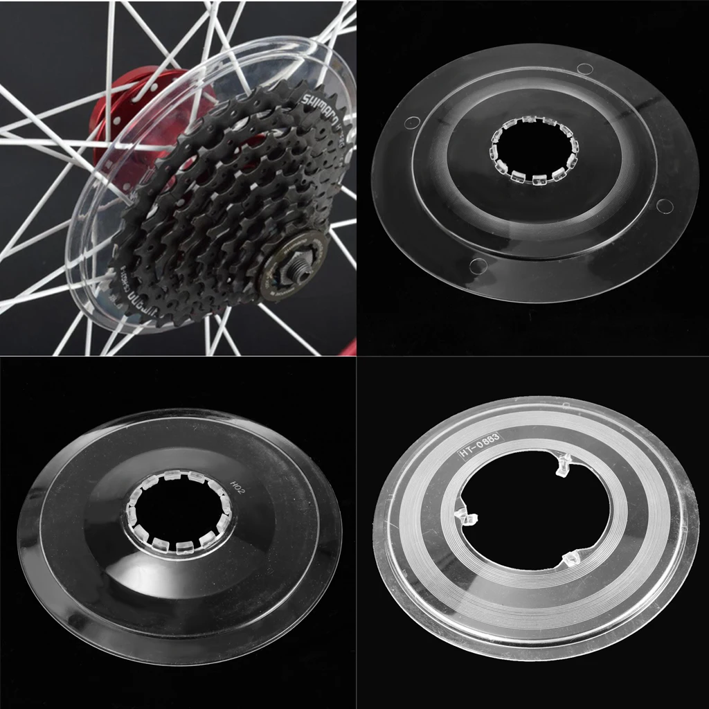 Bike Wheel Spoke Protector Guard Bicycle Cassette Freewheel Protection