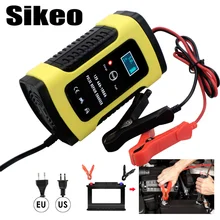 1 PC Automatico Pieno Caricabatteria Per Auto 110 V A 220 V A 12 V 6A LCD Intelligente Veloce per auto Moto Piombo-Acido Batterie di Ricarica