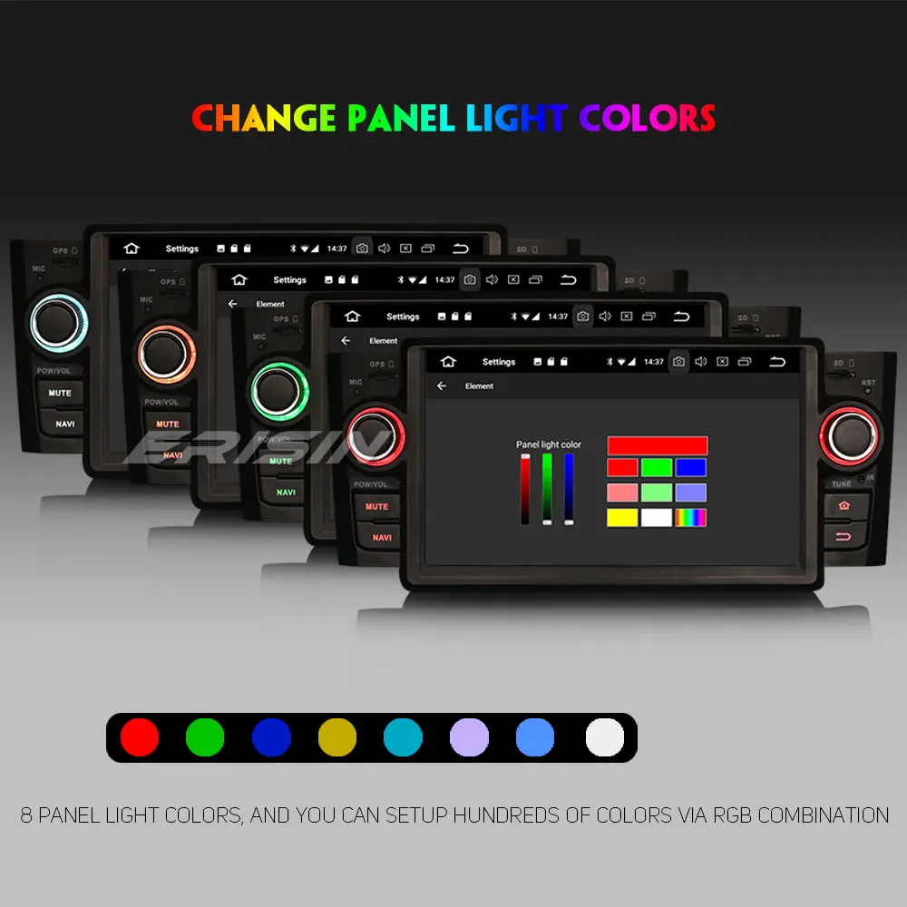 Cheap Erisin ES7523L 7" Android 8.0 car dvd Octa core DAB+ TPMS OBD BT 4G For Fiat Punto Linea 4