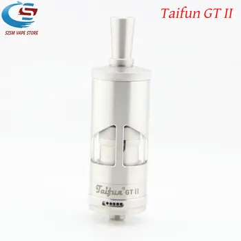 

2PCS/lot E-cigarette RDA Taifun GT II atomizer for Mechanical mod Stainless Steel RBA update Taifun GT clearomizer Vape tank