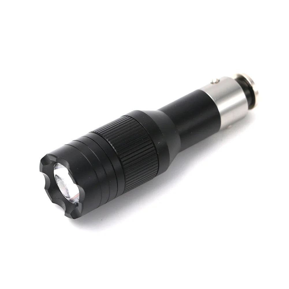 Rechargeable LED Flashlight Car Vehicle Charging Mini Pocket Torch
