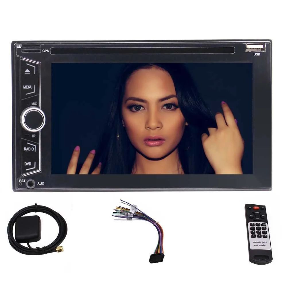 

6.2'' GPS Car Player Car Autoradio DVD CD Player Bluetooth/FM AM RDS/Five Touch Capacitive Screen/TF/USB 8 GB Map Car as gift .