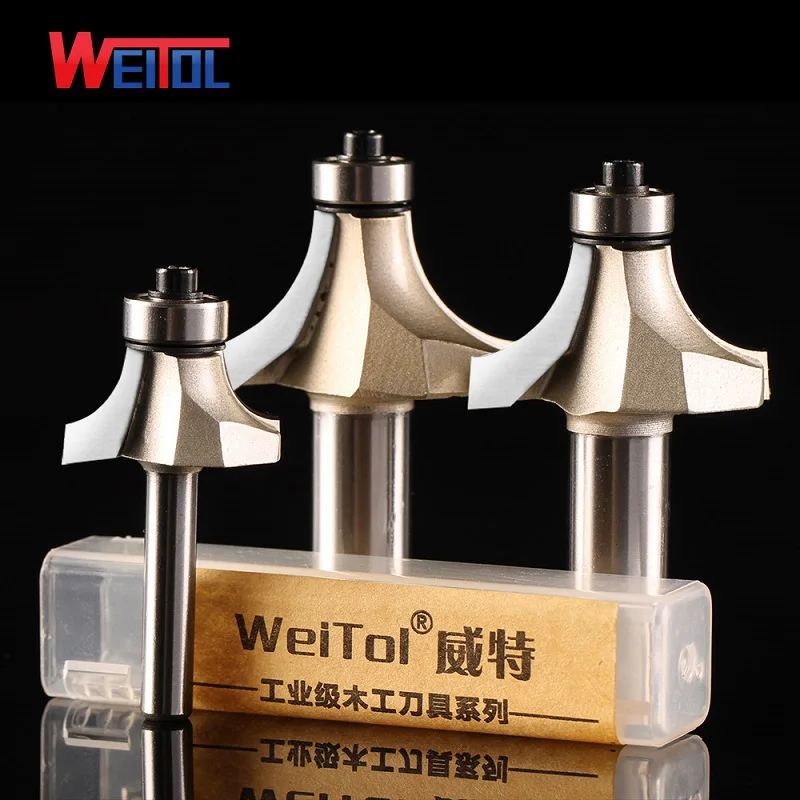 Weitol 1 шт. 12 7 мм круглая сверла с подшипником ЧПУ фрезерная головка 1/2 дюйма